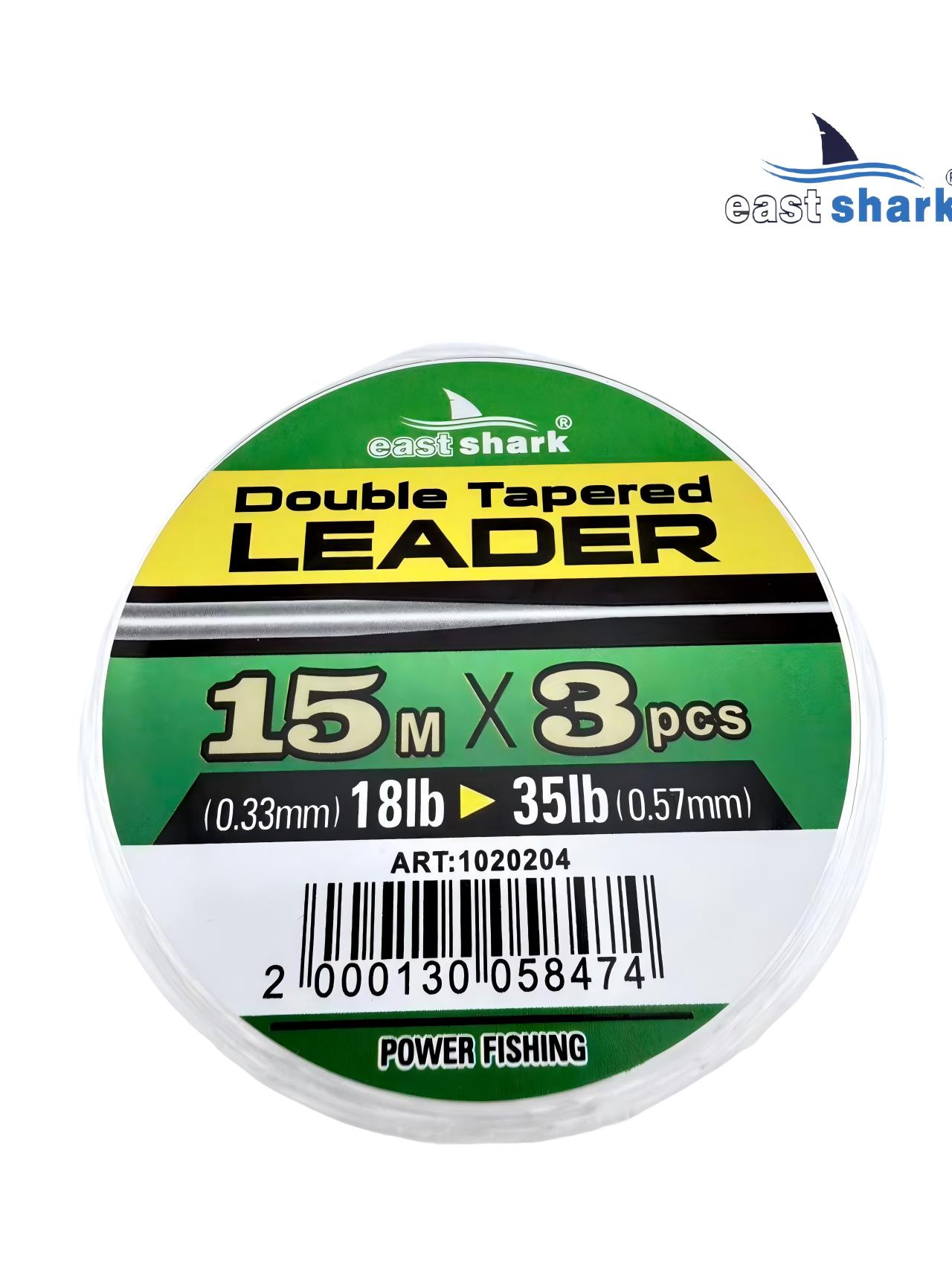 Шок-лидер EastShark Double Tapered leader 0.33-0.57 mm 15m*3 шт