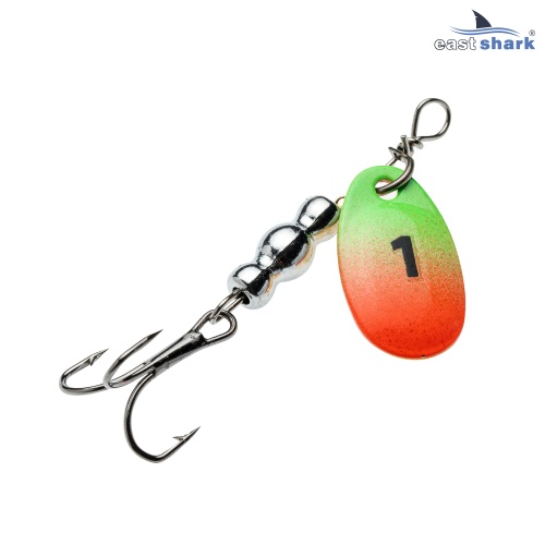 Блесна вращающаяся (уп./5шт.) EastShark Screw размер-1 (3.5 грамм) col.#781