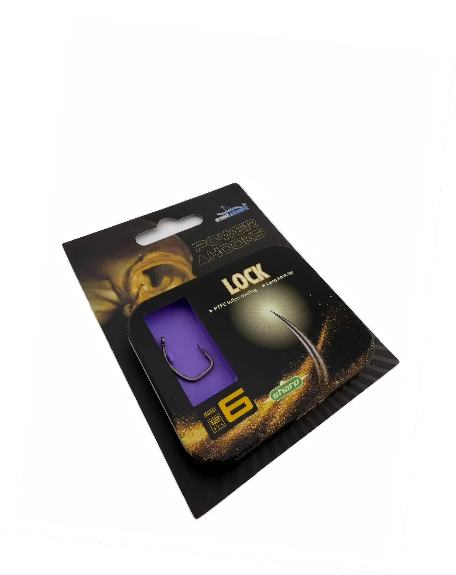 Крючки тефлон ES 2026 LOCK № 2 (12шт)