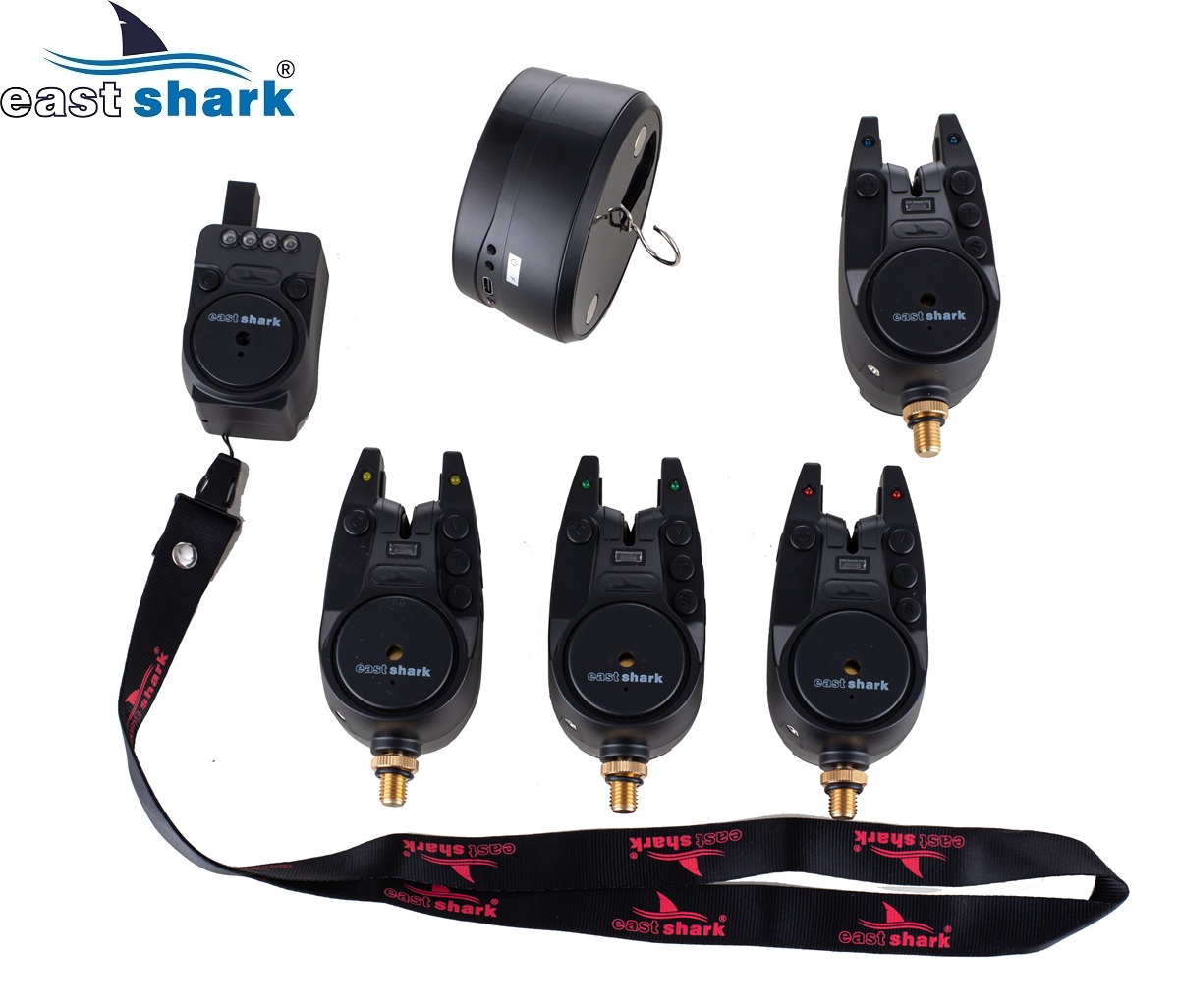 Набор сигнализаторов с пейджером EastShark SP-58 Flashligth (4+1+1)