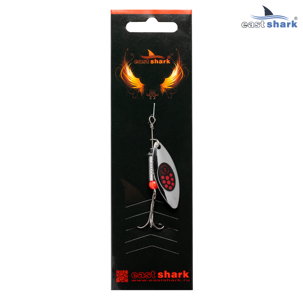 Блесна вращающаяся (уп./5шт.) EastShark Longer размер-2 col.#607