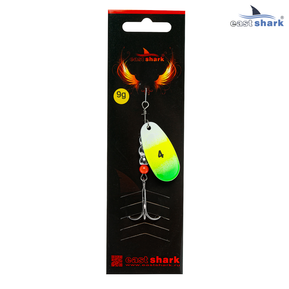 Блесна вращающаяся (уп./5шт.) EastShark Screw размер-4 (9 грамм) col.#739