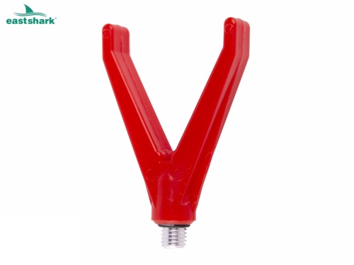 Рогатуля пластиковая "V" красная