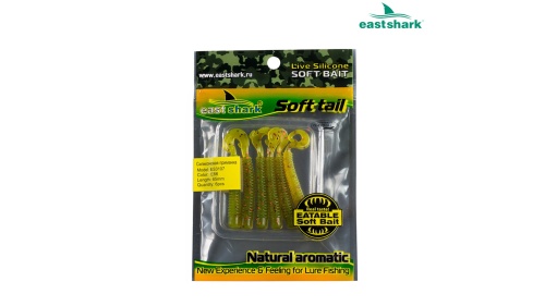 Силиконовая приманка ES3107 65 мм (6 шт/уп) color: E66