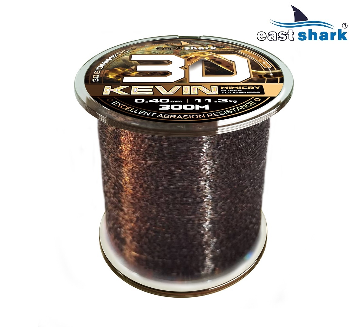 Леска EastShark KEVIN MIMICRY 3D 300м 0,40 мм