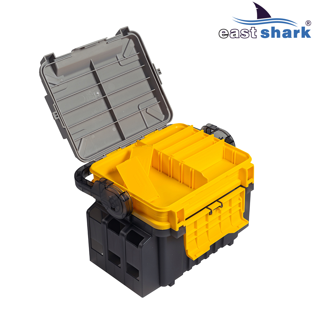 Ящик рыболовный EastShark MB-705 желтый малый