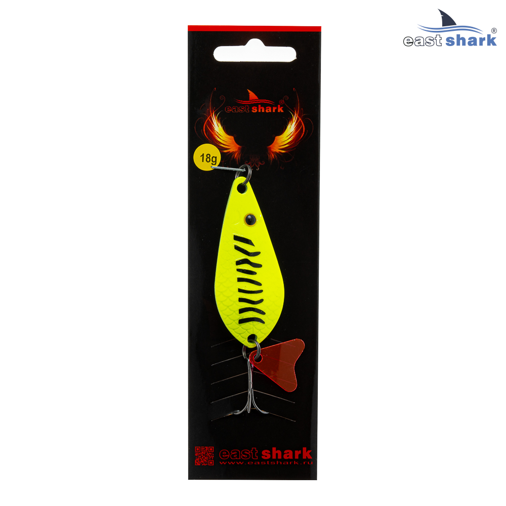 Блесна колеблющаяся (уп./5шт.) EastShark Atomic 18 грамм col.#074