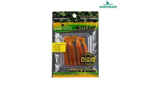 Силиконовая приманка ES3107 65 мм (6 шт/уп) color: E56