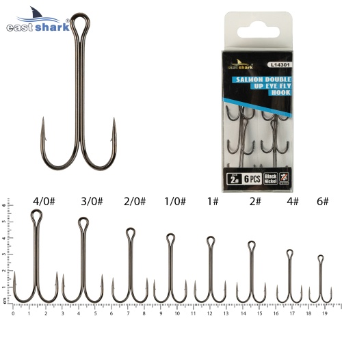 Крючок двойной EastShark Double Hook №2 (уп.6 шт)