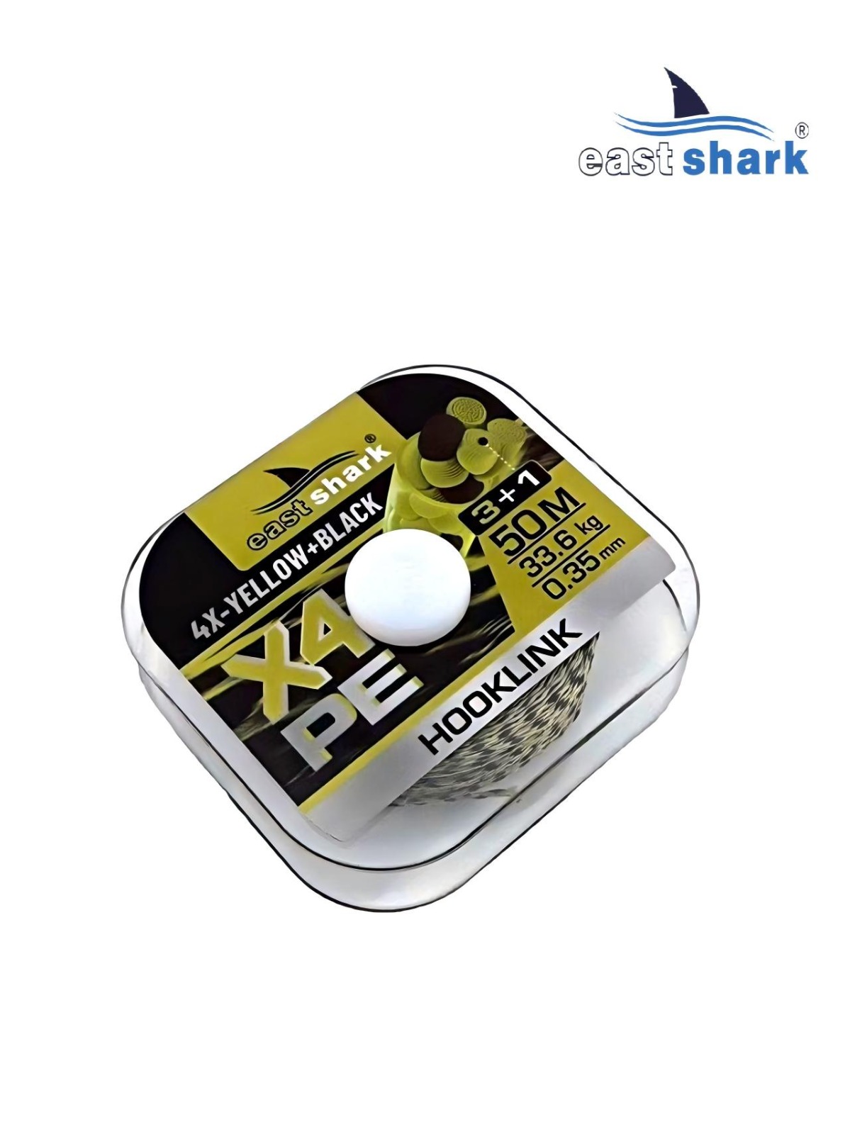 Поводковый материал 50m-X4 yellow camo 0.20mm