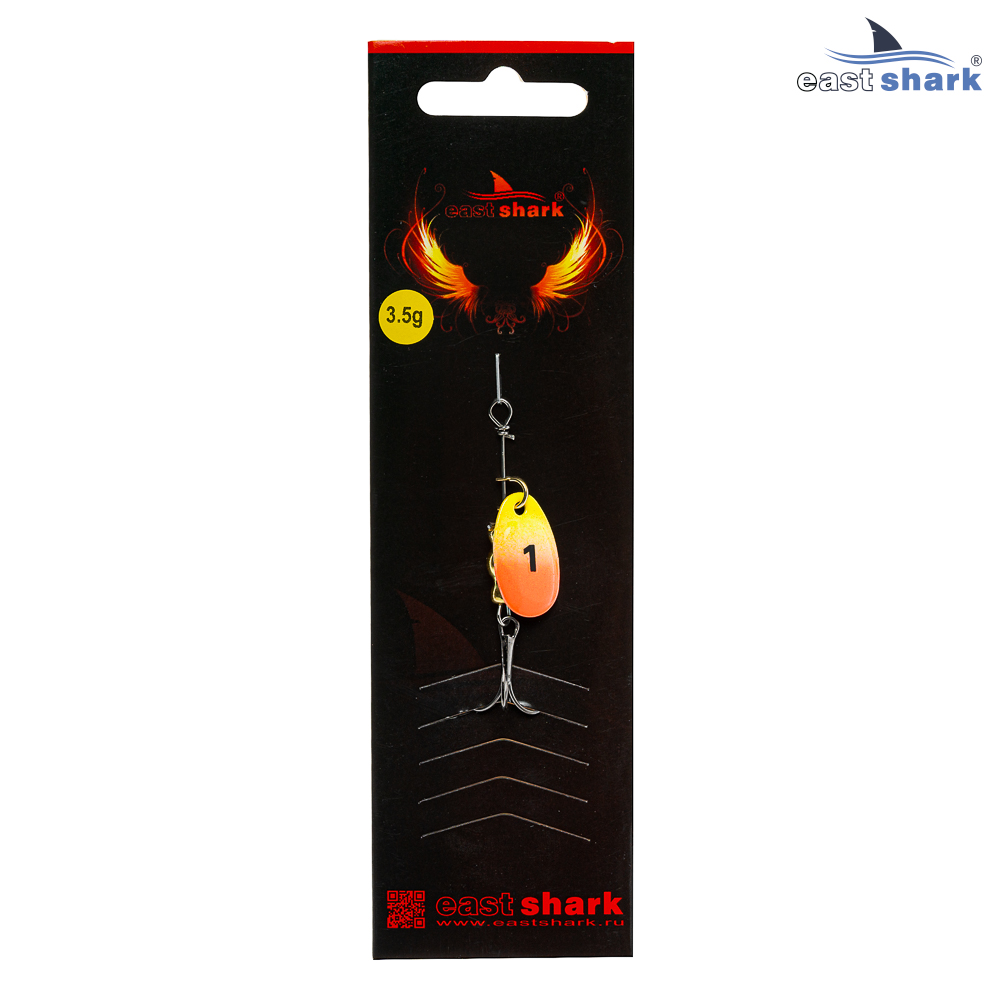 Блесна вращающаяся (уп./5шт.) EastShark Screw размер-1 (3.5 грамм) col.#788