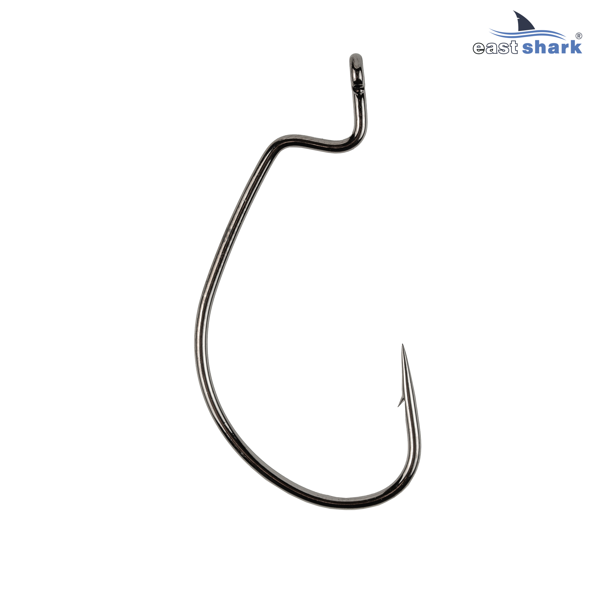 Крючок офсетный EastShark Worm Hook №1 (уп.9 шт)
